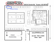 JURASSIC DREAMS will be present at the Tucson Mineral & Fossil Marketplace Jan 28 to Feb 11 - 2023