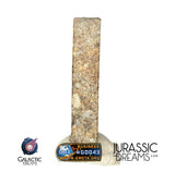 J326 - "MONEGROS" Rare Historical Spanish Meteorite - 5,27g Thick Crusted Slice - Ordinary Chondrite L5