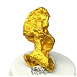 J564 - Nicely Shaped Large Native Gold Nugget 9,65g - Rare Spanish Location