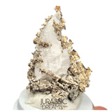 J04 - Astonishing Dendritic Allargentum Silver after Dyscrasite in Calcite Matrix