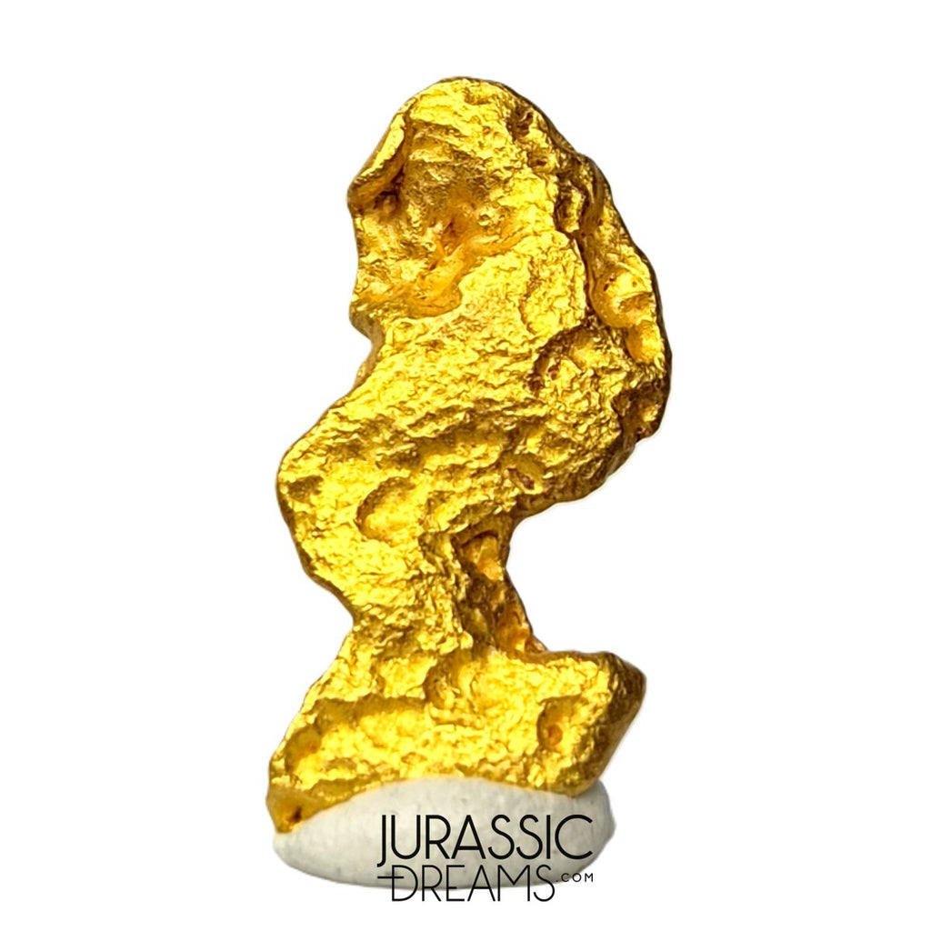 J564 - Nicely Shaped Large Native Gold Nugget 9,65g - Rare Spanish Location