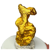 J564 - Nicely Shaped Large Native Gold Nugget 9,65g - Rare Spanish Location