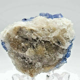 SWJ0025 - Finest Grade Blue Fluorite Crystal Cluster from Blanchard Mine (New Mexico)