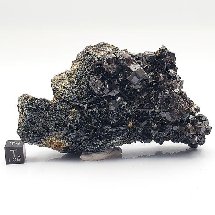 SWJ0048 - Exceedingly Rare Andradite Garnets with Tourmaline from Mexico