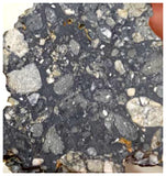 094 - Top Rare Lunar Meteorite "NWA 13859" Feldspathic Breccia (Troctolite Rich) 9.88g Slice