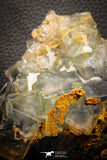 07909 -  Top Pale Blue Fluorite Crystals on Matrix Hameda Fluorite Mine South Morocco