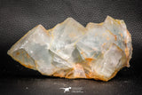 07911 -  Top Pale Blue Fluorite Crystals on Matrix Hameda Fluorite Mine South Morocco