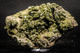 07917 - Slender Grass Green Epidote Crystals on Matrix Imilchil Mine Morocco
