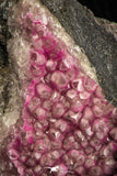 07627 -  Pink Cobaltoan Calcite Crystals on Matrix - Bou Azzer Mine (South Morocco)