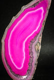 05076 -  Extremely Beautiful 3.90 Inch Brazilian Agate Slice (Chalcedony Geode Section)