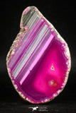 05082 -  Top Beautiful 3.43 Inch Brazilian Agate Slice (Chalcedony Geode Section)