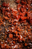 05083 - Beautiful Red Vanadinite Crystals Cluster from Mibladen Mining District, Midelt Province, Morocco