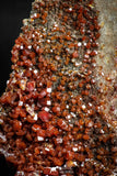 05086 - Beautiful Red Vanadinite Crystals Cluster from Mibladen Mining District, Midelt Province, Morocco