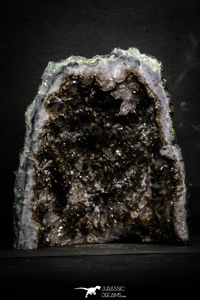 22089 - Beautiful Purple Natural Quartz Geode Minas Gerais District - Brazil