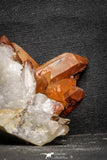 22095 - Top Beautiful 3.91 Inch Natural Red Iron-Oxide Coated Quartz Crystals Cluster