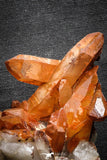 22095 - Top Beautiful 3.91 Inch Natural Red Iron-Oxide Coated Quartz Crystals Cluster