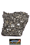 08851 - Top Rare Polished Thin Section NWA Carbonaceous Chondrite CV3 Type 5.317g