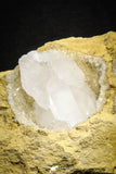 22196 - Calcite Geode with Gypsum Crystal 680 g in Natural Matrix