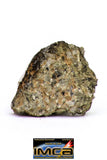 08873 - MARTIAN NWA 6963 Shergottite Meteorite 0.395 g Thin Section with Fusion Crust