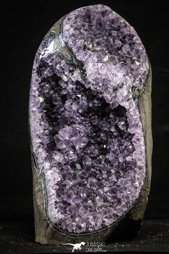 22206 - Beautiful Purple Natural Amethyst Geode Minas Gerais District - Brazil