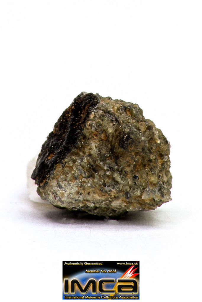 08876 - MARTIAN NWA 6963 Shergottite Meteorite 0.474 g Thin Section with Fusion Crust