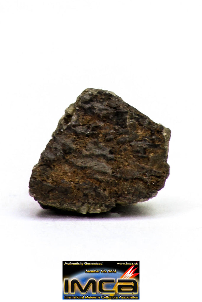 08877 - MARTIAN NWA 6963 Shergottite Meteorite 0.368 g Thin Section with Fusion Crust