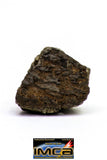 08877 - MARTIAN NWA 6963 Shergottite Meteorite 0.368 g Thin Section with Fusion Crust