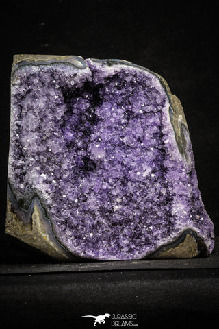 22213 - Beautiful Purple Natural Amethyst Geode Minas Gerais District - Brazil