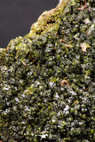 07811 - Slender Grass Green Epidote Crystals on Matrix Imilchil Mine Morocco