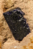 07817 - Beautiful Deep Blue Azurite Crystals on Carbonate Matrix - Kerrouchen (Morocco)