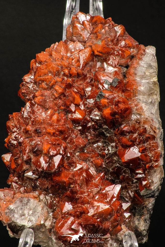 07730 - Top Beautiful 3.80 Inch Natural Quartz Crystals (hematoide variety) Jbel Saghro Mines