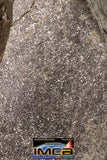 09025 - Complete NWA H6 Type Ordinary Chondrite Meteorite with Fusion Crust & Polished Endcut 430.1g