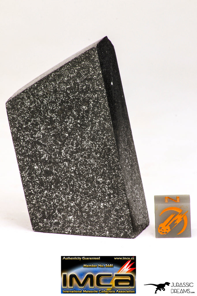 09057 - Top Beautiful NWA Cut and Polished Enstatite Chondrite EL6 88.8 g Geometric Shape