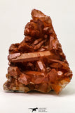 09109 - Top Beautiful 3.76 Inch Natural Red Iron-Oxide Coated Quartz Crystals Cluster