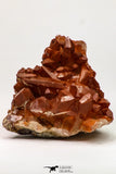 09109 - Top Beautiful 3.76 Inch Natural Red Iron-Oxide Coated Quartz Crystals Cluster