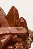 09109 - Top Beautiful 3.76 Inch Natural Red Iron-Oxide Coated Quartz Crystals Cluster