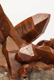 09111 - Top Beautiful 3.83 Inch Natural Red Iron-Oxide Coated Quartz Crystals Cluster