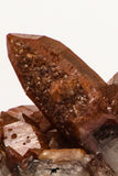 09111 - Top Beautiful 3.83 Inch Natural Red Iron-Oxide Coated Quartz Crystals Cluster