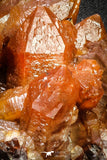 20077 - Top Beautiful 5.57 Inch Natural Red Iron-Oxide Coated Quartz Crystals Cluster