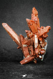 20079 - Top Beautiful 4.46 Inch Natural Red Iron-Oxide Coated Quartz Crystals Cluster