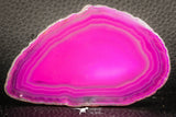 07309 -  Extremely Beautiful 3.29 Inch Brazilian Agate Slice (Chalcedony Geode Section)