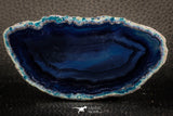 07310 -  Extremely Beautiful 3.59 Inch Brazilian Agate Slice (Chalcedony Geode Section)
