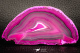 07319 -  Top Beautiful 3.68 Inch Brazilian Agate Slice (Chalcedony Geode Section)