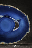 20255 -  Extremely Beautiful 5.09 Inch Brazilian Agate Slice (Chalcedony Geode Section)