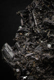 08342 - Beautiful 85.6 Inch Fibrous Black Arfvedsonite with Feldspar - Morocco