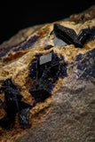 08349 - Top Beautiful Deep Blue Azurite Crystals on Carbonate Matrix - Kerrouchen (Morocco)