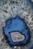 20393 -  Extremely Beautiful 4.79 Inch Brazilian Agate Slice (Chalcedony Geode Section)