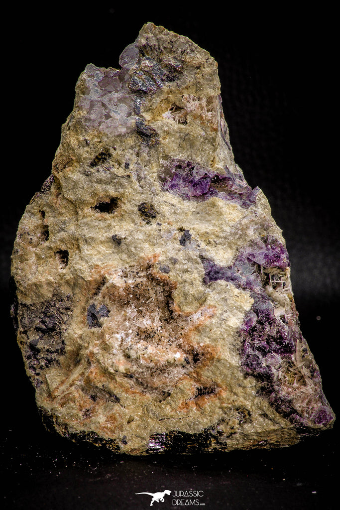 06861 -  Pink Cobaltoan Calcite Crystals on Matrix - Bou Azzer Mine (South Morocco)