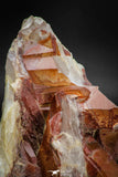 08253 - Top Beautiful 3.52 Inch Natural Red Iron-Oxide Coated Quartz Crystals Cluster