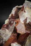 08253 - Top Beautiful 3.52 Inch Natural Red Iron-Oxide Coated Quartz Crystals Cluster